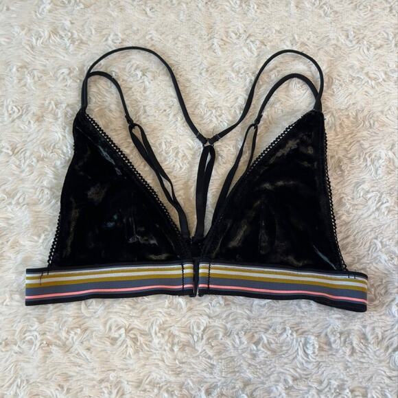 Victoria’s Secret Velvet Velour Strappy Bralette - Picture 1 of 5